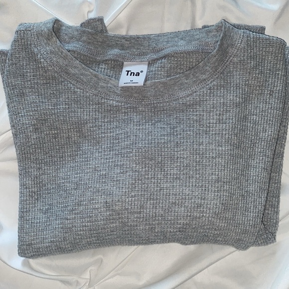 TNA Waffle Crew Boxy Longsleeve - Picture 3 of 3